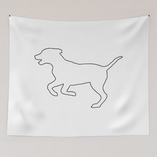 Item preview, Plain Dog Stencil designed and sold by StencilGifts.