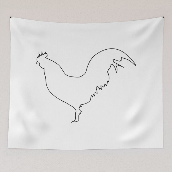 Item preview, Plain Rooster Stencil designed and sold by StencilGifts.