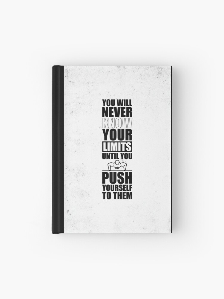 DO IT FOR YOURSELF - motivational typography Hardcover Journal