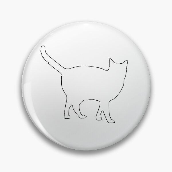 Item preview, Plain Cat Stencil designed and sold by StencilGifts.