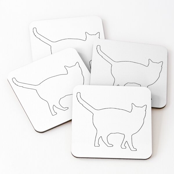 Item preview, Plain Cat Stencil designed and sold by StencilGifts.