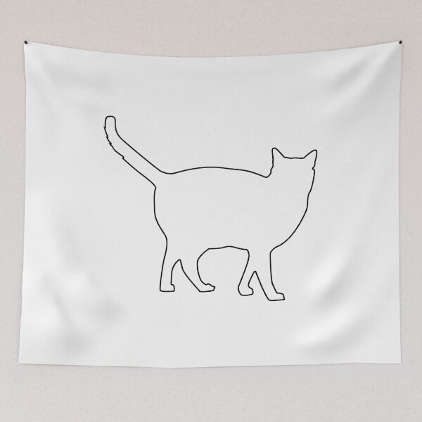 Item preview, Plain Cat Stencil designed and sold by StencilGifts.