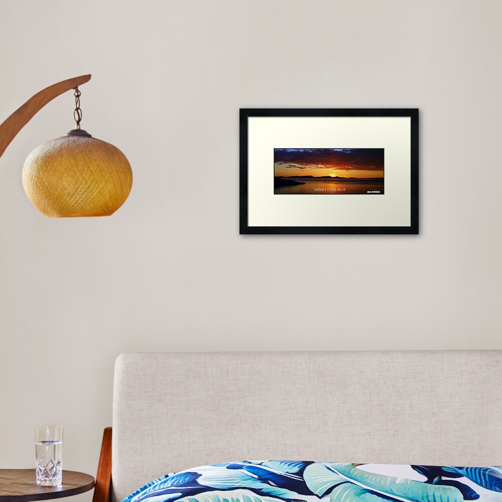 Sunset over Islay Framed Art Print