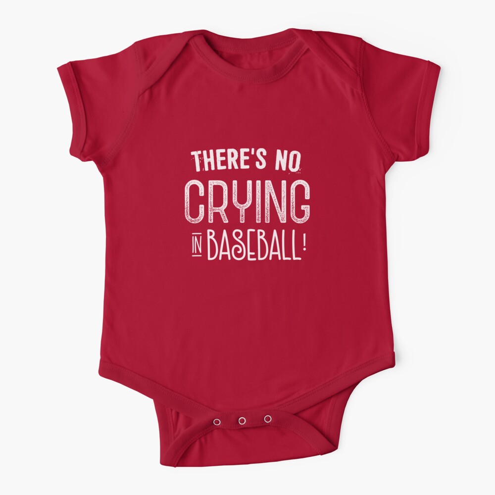 There's no crying in baseball! Baby One-Piece
