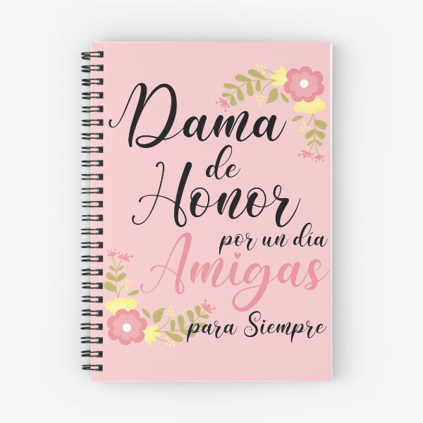 Item preview, Dama de Honor por un dia Amigas para Siempre (Disponible tambien con tipografia en blanco) designed and sold by InkItStudio.