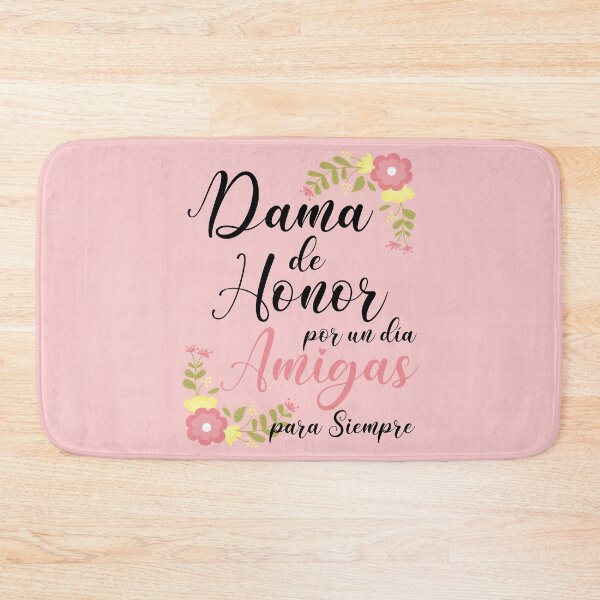 Item preview, Dama de Honor por un dia Amigas para Siempre (Disponible tambien con tipografia en blanco) designed and sold by InkItStudio.