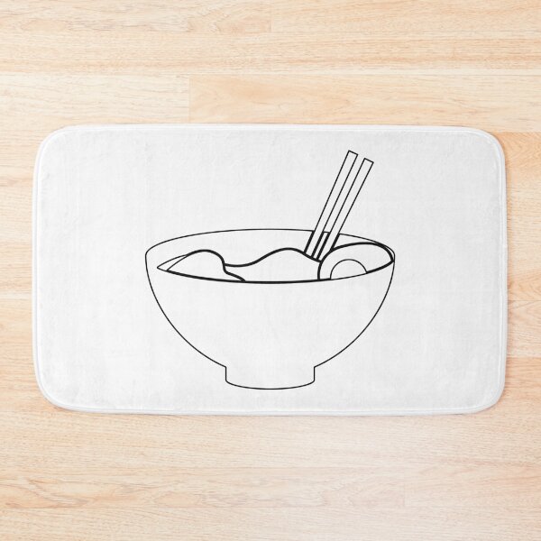 Item preview, Plain Japanese Ramen Stencil designed and sold by StencilGifts.