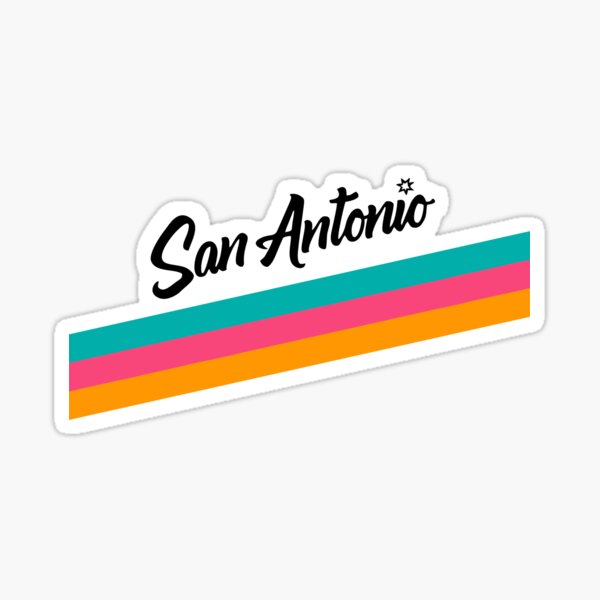 Sticker San Antonio Spurs Redbubble