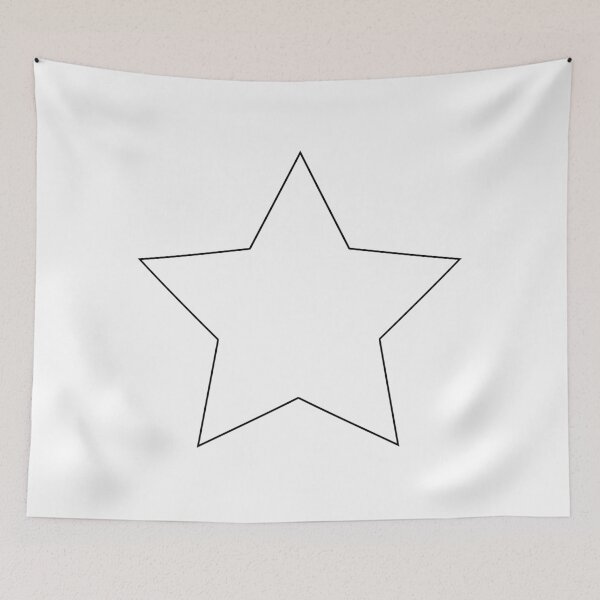 Item preview, Plain Star Stencil designed and sold by StencilGifts.