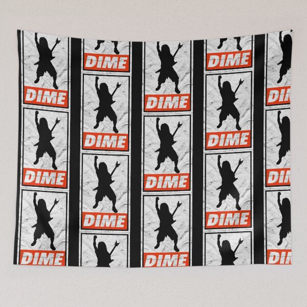Item preview, Dime (black distressed design) Essential T-Shirt designed and sold by AstridPredovic.