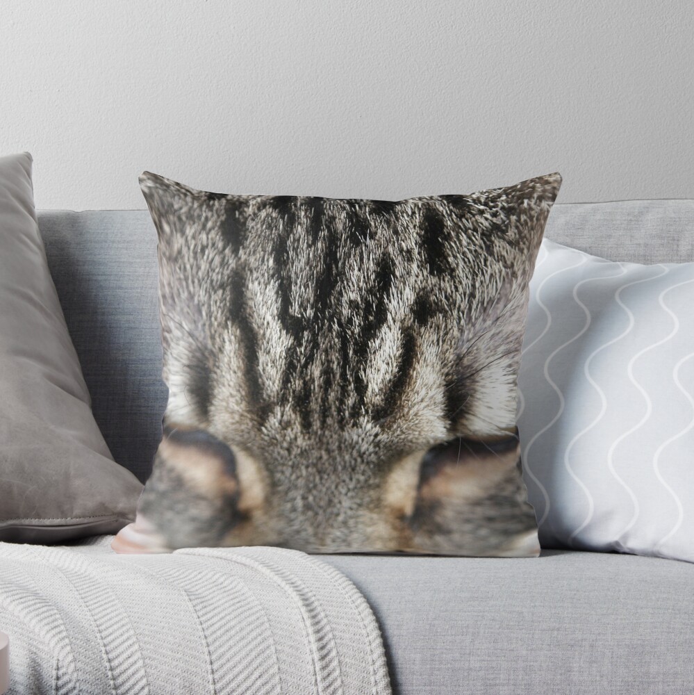 M Throw Pillow