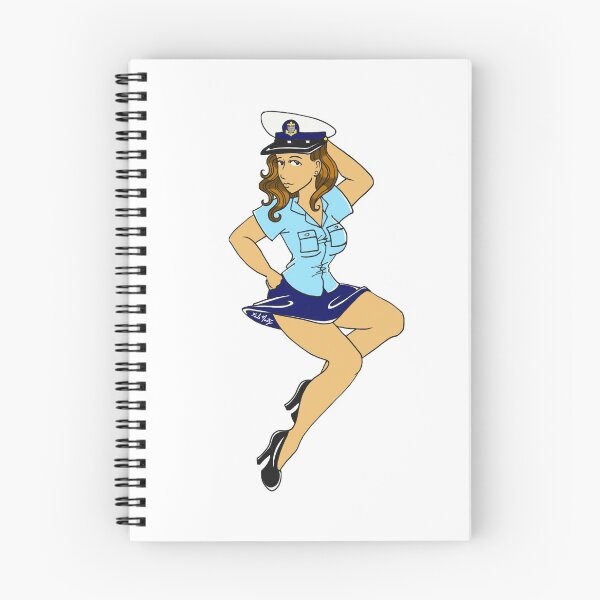 Item preview, Chief USCG pinup (brunette) designed and sold by ArtByKarla.