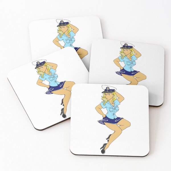 Item preview, Chief USCG pinup (blond) designed and sold by ArtByKarla.