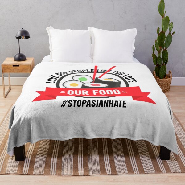 Item preview, Love Our People Like You Love Our Food Stop Asian Hate designed and sold by RedQuality.
