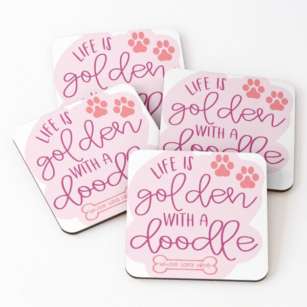Item preview, Life is Golden with a Doodle designed and sold by emilydyer315.