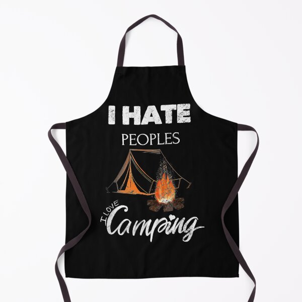 Item preview, I Love Camping I Hate People Outdoors Vintage Long Sleeve T-Shirt designed and sold by AstridPredovic.