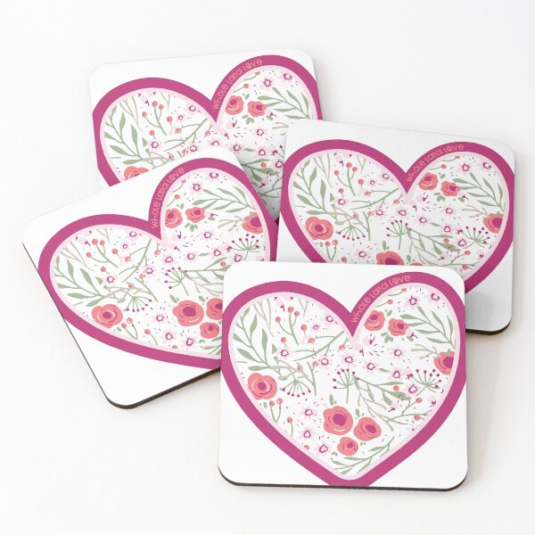 Item preview, Heart Pink Floral designed and sold by emilydyer315.