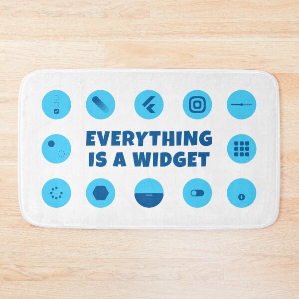 Item preview, Everything is a Widget - Flutter designed and sold by Mechashadow.