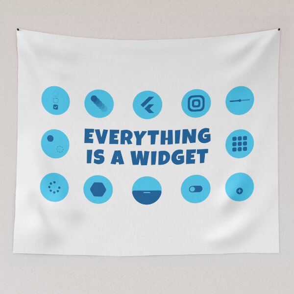 Item preview, Everything is a Widget - Flutter designed and sold by Mechashadow.