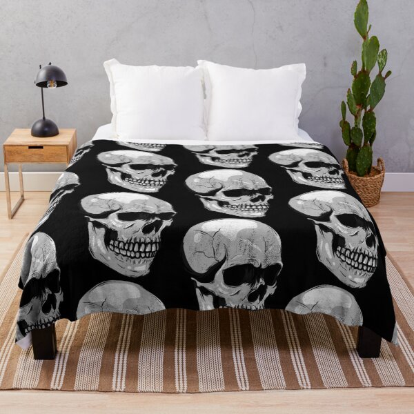 Item preview, The Skull (3D distressed design) Essential T-Shirt designed and sold by AstridPredovic.