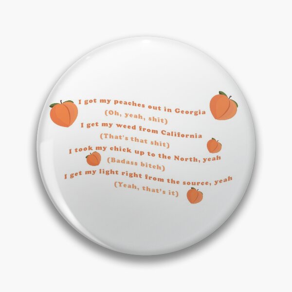 Item preview, Peaches Lyrics designed and sold by purplewings03.