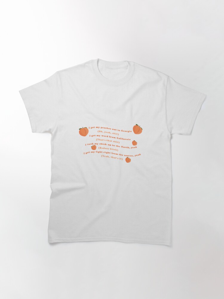 Disover Peaches Lyrics Classic T-Shirt