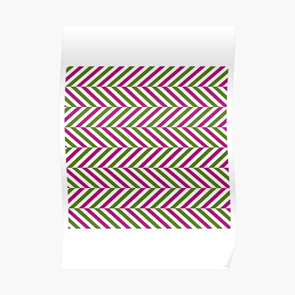 Zigzag pattern Poster