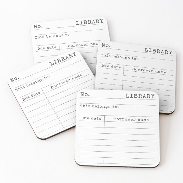 Item preview, Library Catalog Card designed and sold by Brookie-B.