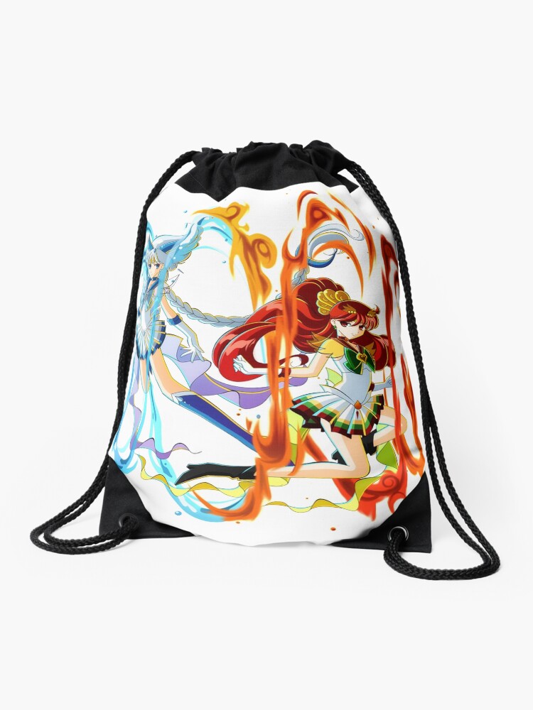 Sailor Lugia and Ho-oh Drawstring Bag
