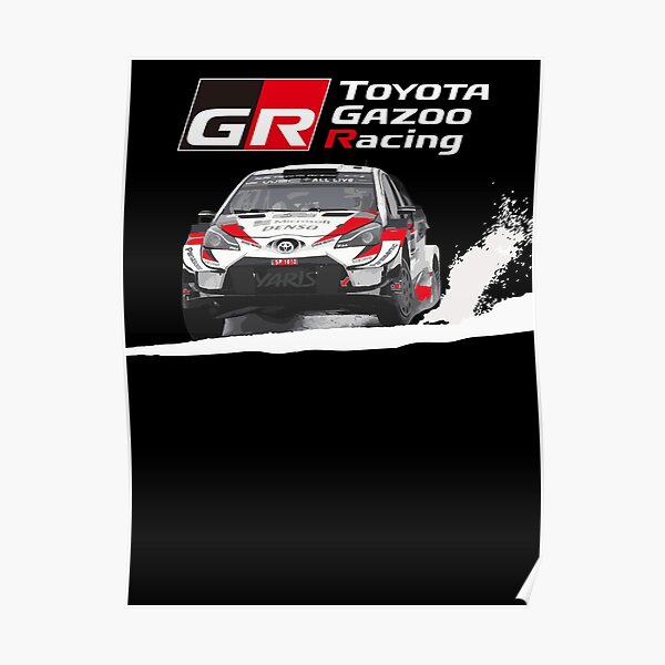 Wrc Toyota Gr Yaris Hanninen Poster By Cowtowncowboy Redbubble