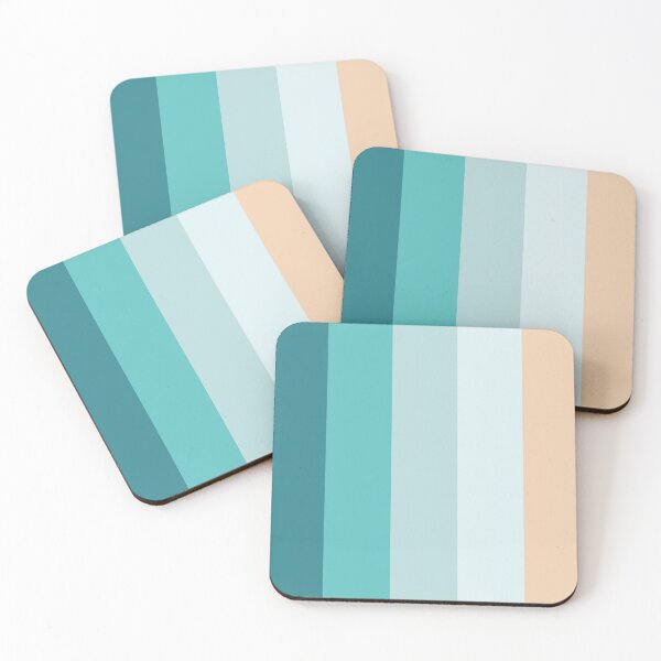 Item preview, Beach Waves Color Palette, Blue Tones, Vertical designed and sold by MelanieMerches.