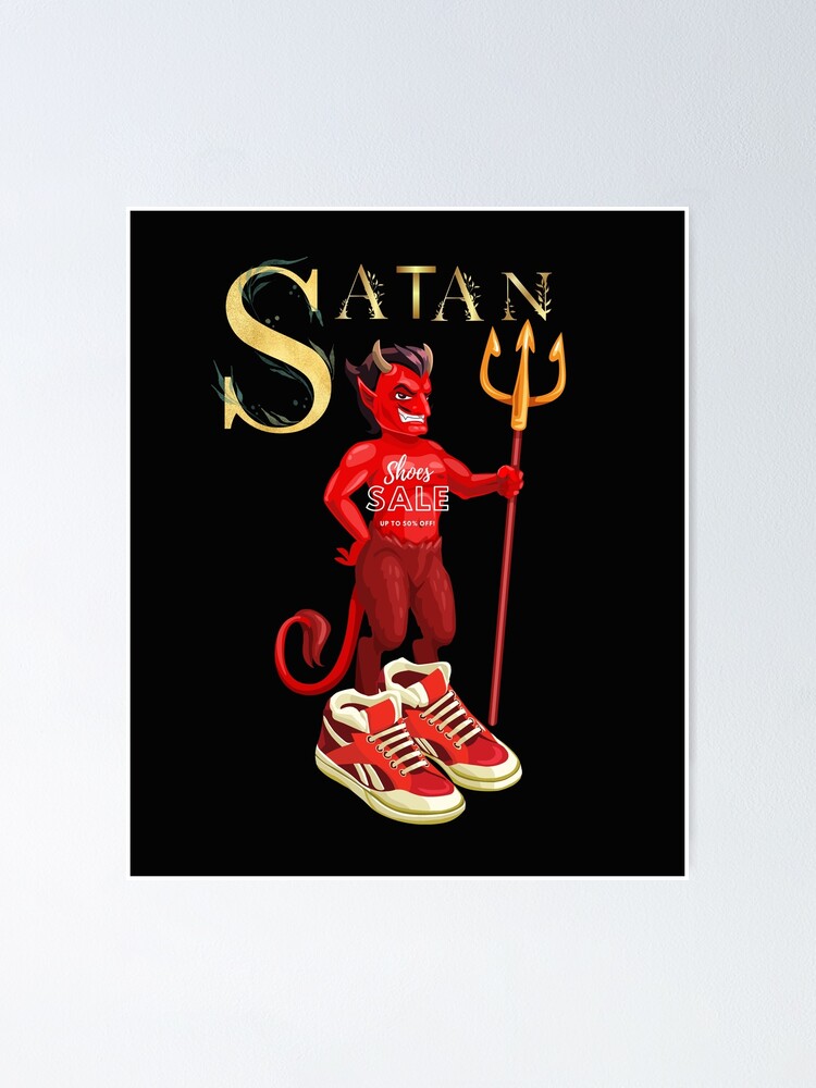 shoe dedicated to satan