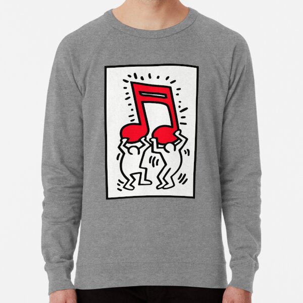 Musique de Keith Haring Sweatshirt léger