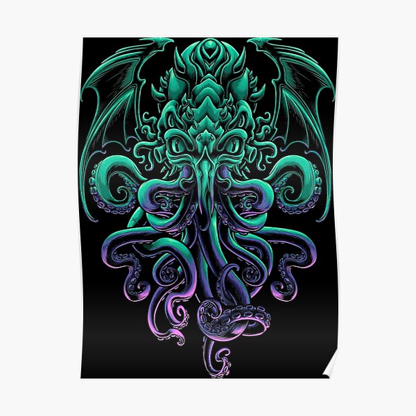 Call Of Cthulhu Posters Redbubble - lovecraftian order discord roblox