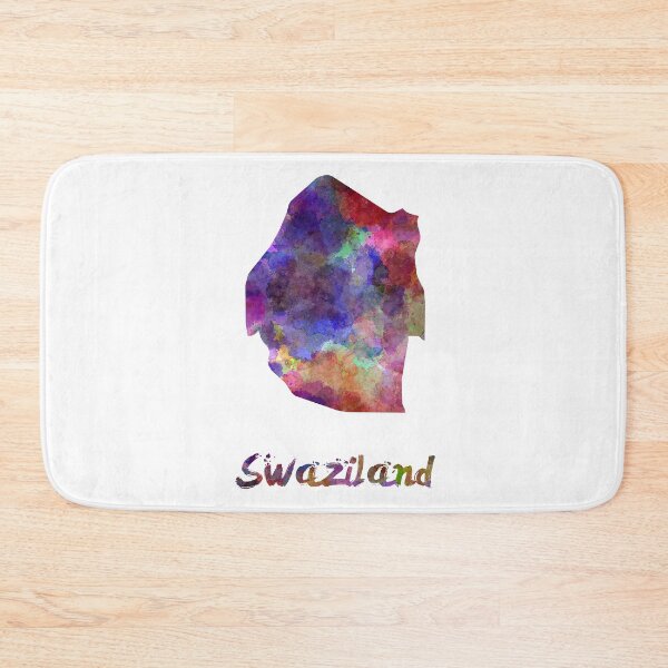 Item preview, Swaziland in watercolor designed and sold by paulrommer.