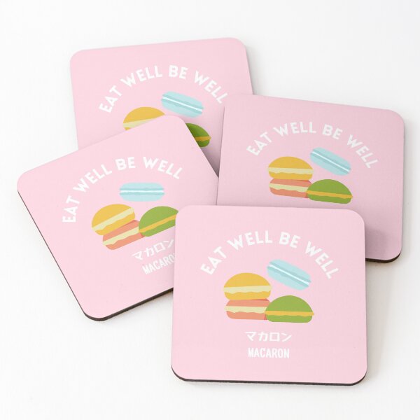 Item preview, Pastel Pink Macaron Japanese Cafe Food Sweet Snack  designed and sold by zion-11.