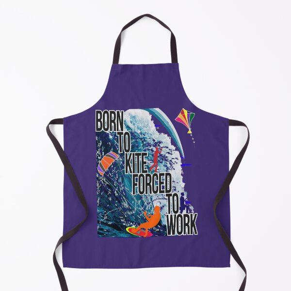Item preview, Born to Kitesurfing Forced to Work designed and sold by SueSakpal.