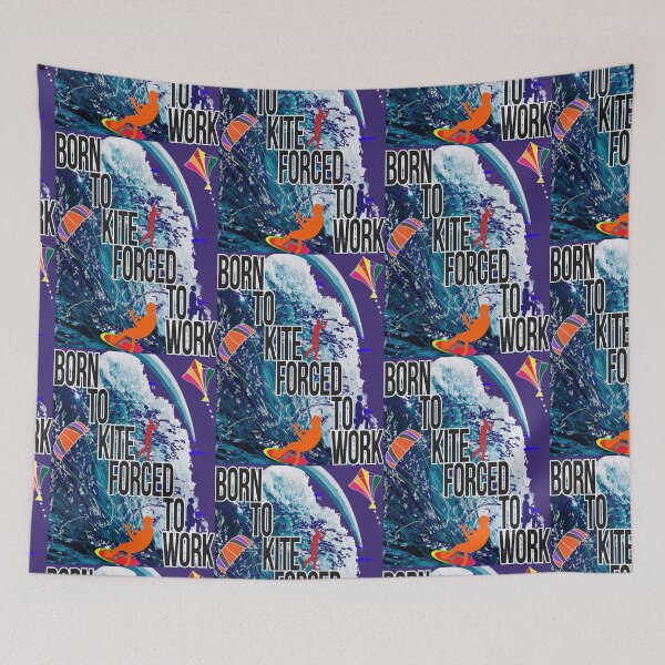 Item preview, Born to Kitesurfing Forced to Work designed and sold by SueSakpal.