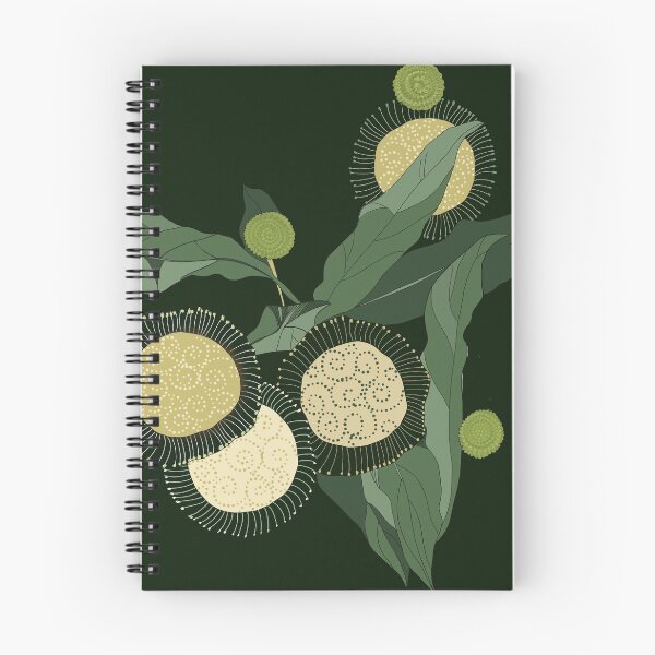 Item preview, Australian gum blossoms abstract Eucalyptus flower designed and sold by ahahdodo.