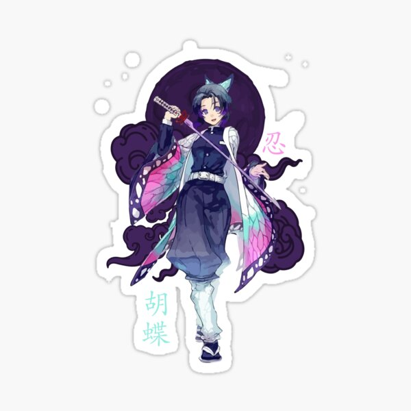Shinobu Kocho Butterfly - Demon Slayer Sticker