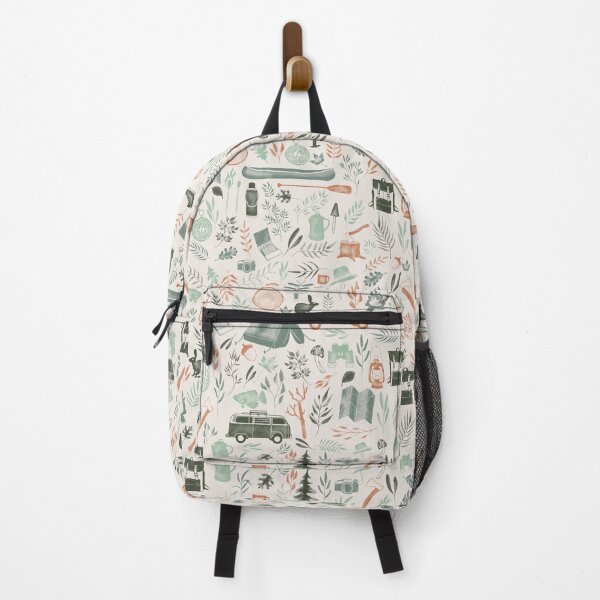 Item preview, Vintage Outdoor Camping Collage Pattern designed and sold by Arrow Krueger.