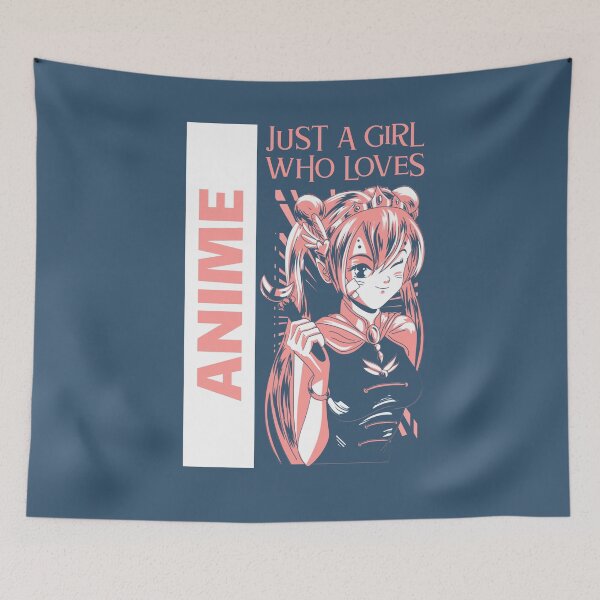Item preview, Just a girl who loves anime designed and sold by BlascoShop.