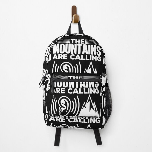 Item preview, Mountains Are Calling And I Must Go | Hike Nature Trails designed and sold by GravitiTees.