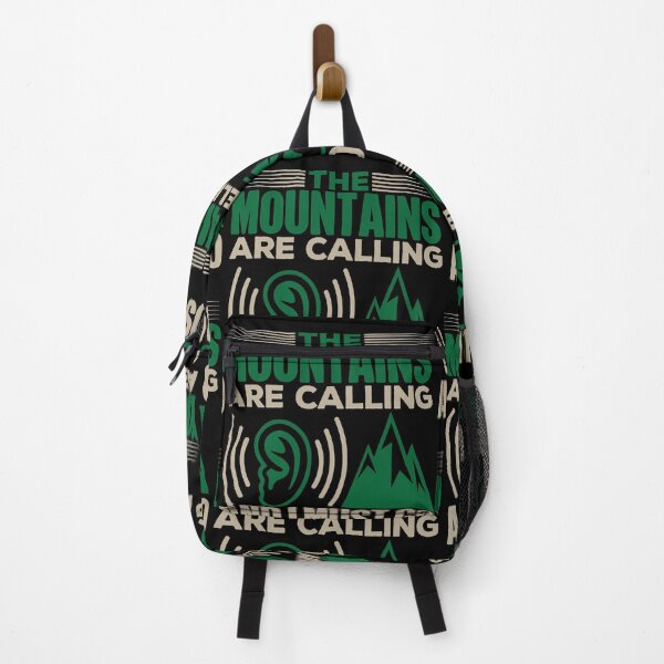 Item preview, Mountains Are Calling And I Must Go | Love Backpacking designed and sold by GravitiTees.