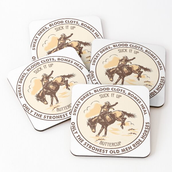 Item preview, Sweat Dries Blood Clots Bones Heal Old Men Rides Horse designed and sold by codyemantai.