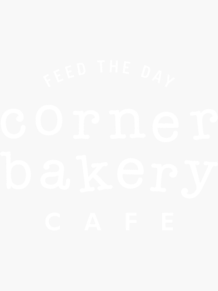 "Corner Bakery Cafe and Resto" Sticker for Sale by Fingerteen Redbubble