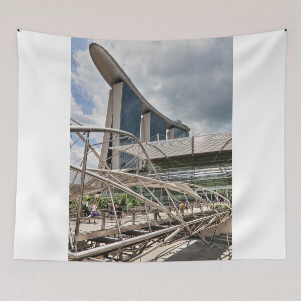 Item preview, Marina Bay Sands with Helix Bridge - Singapore designed and sold by holgermader.