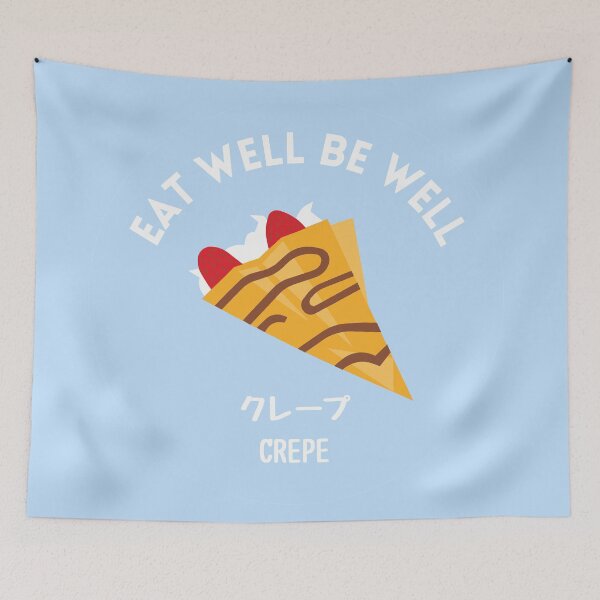 Item preview, Pastel Crepe Pancake Japanese Street Food Sweet Snack  designed and sold by zion-11.