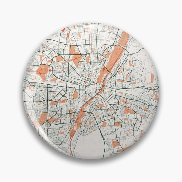 Item preview, Munich City Map of Germany - Bohemian designed and sold by deMAP.