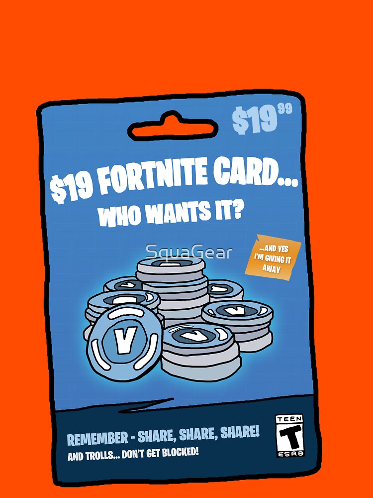 19 dollar fortnite card